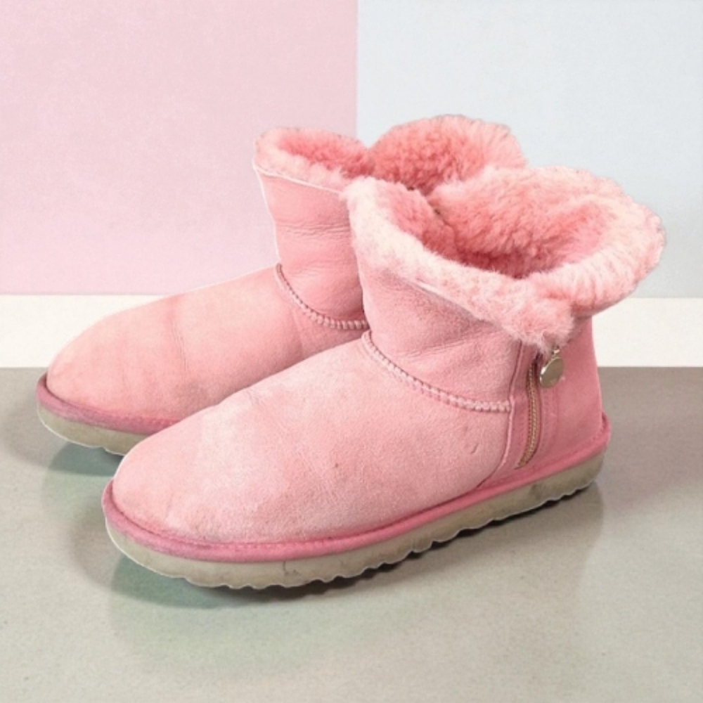 UGG Pink Ankle Boots